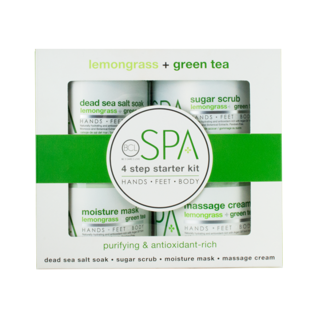 BCL SPA Lemongrass + Green Tea 4 Step Starter Kit