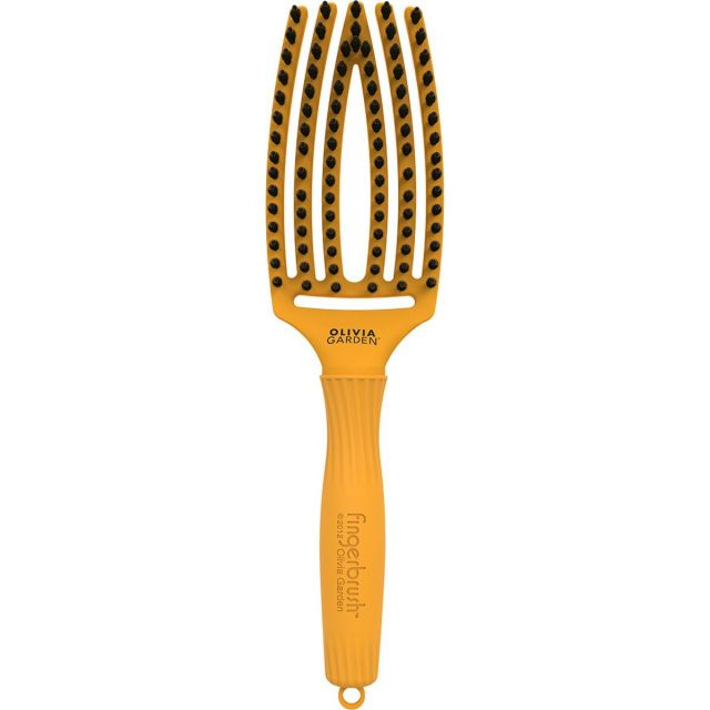 Olivia Garden Fingerbrush Combo Medium - Bloom Sunflower