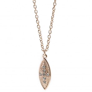 Silis Necklace Oval Cross Rosé All Day